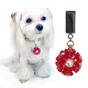 Red jeweled dog collar
